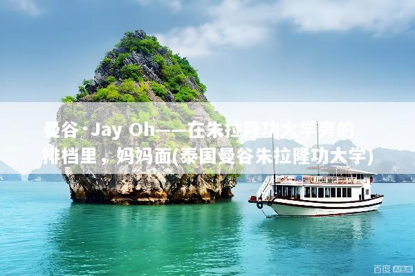 曼谷·Jay Oh——在朱拉隆功大学旁的排档里，妈妈面(泰国曼谷朱拉隆功大学)